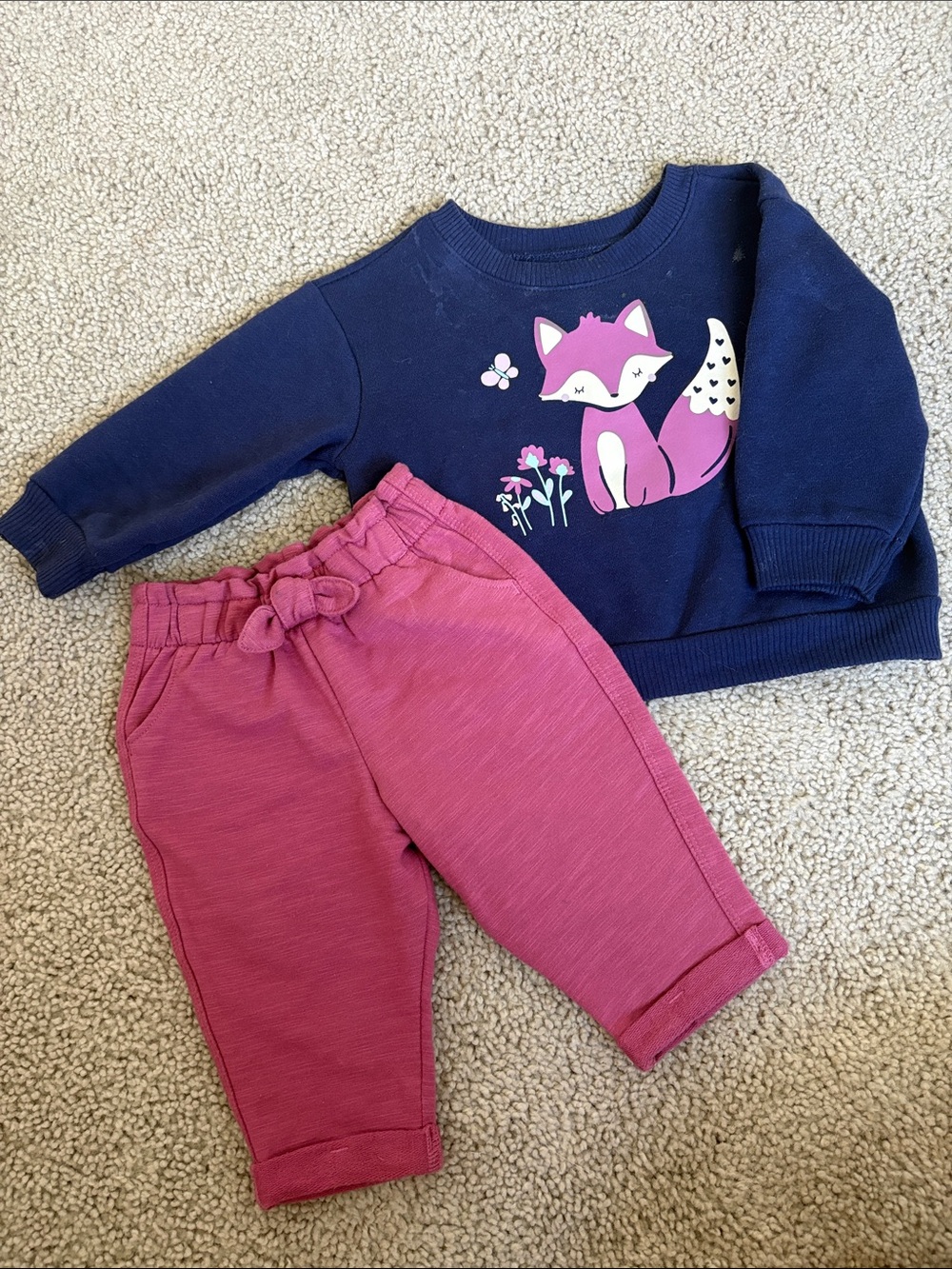 Kids Pink Pull-On Joggers - Cute Everyday Bottoms